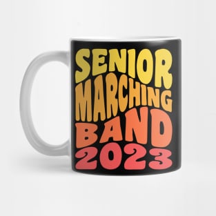 Senior Marching Band 2023 Clarinet Drums French Horn Flute Mug